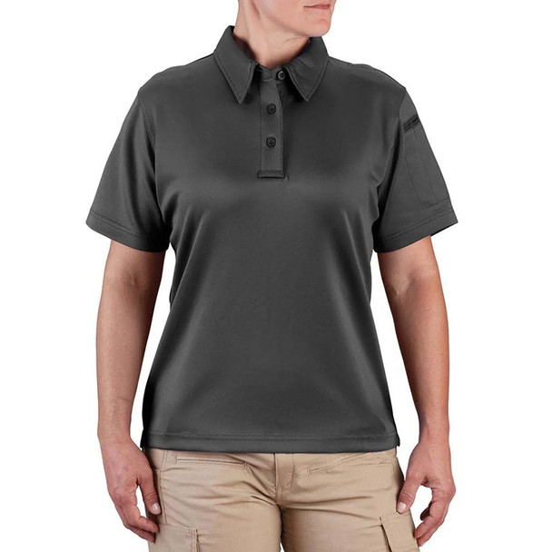 Women’s I.C.E.® Performance Short Sleeve Polo - Charcoal