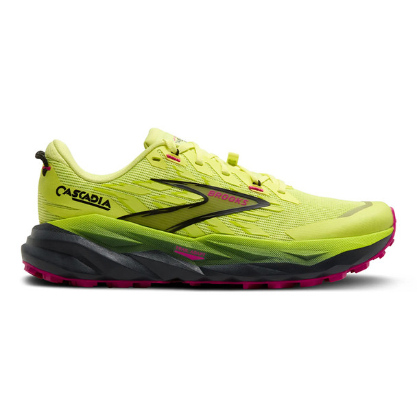 Women's Cascadia 19 - Lime/Black/Magenta