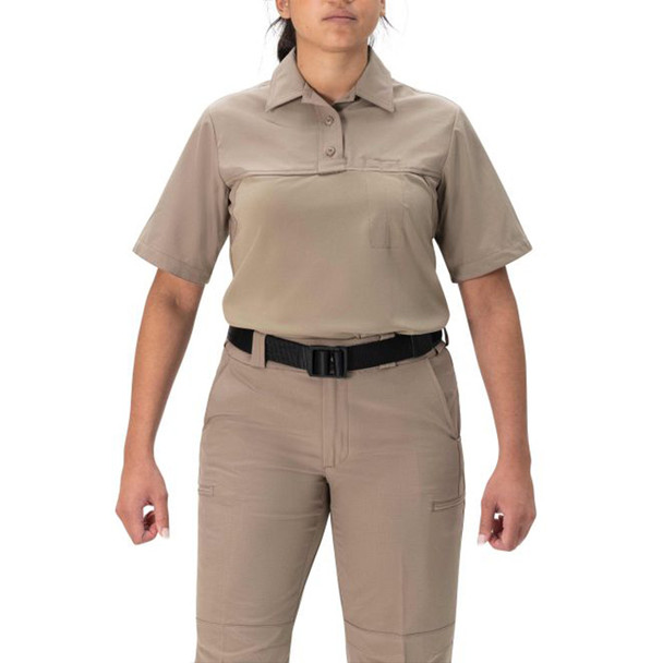 Women's FlexRS™ Short Sleeve ArmorSkin® Base Shirt - Silver Tan