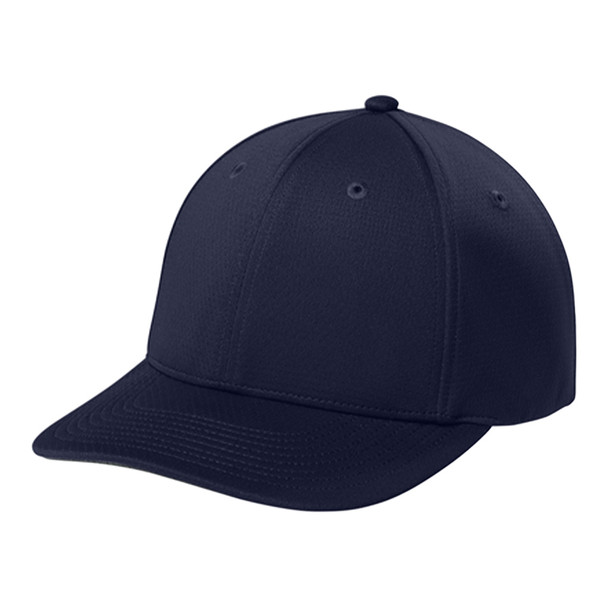 Sport-Tek® Impact Mesh Stretch-Tek Adjustable Cap - True Navy