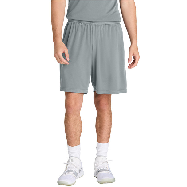 Sport-Tek® PosiCharge® Competitor™ 7" Pocketed Short - Silver