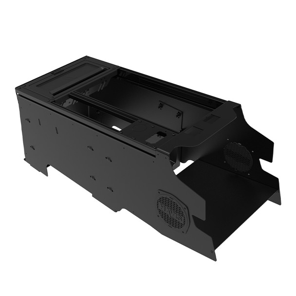 Vehicle-Specific 17" Wide Flat Console with Internal PocketJet 8 Printer Mount for 2021+ Ford F-150 Police Responder, SSV - 5