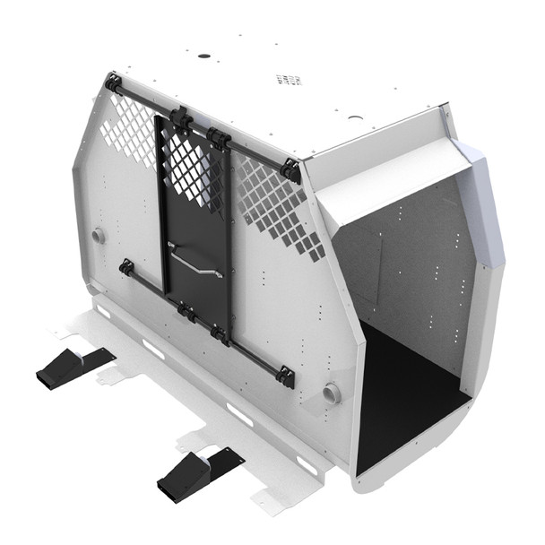 Standard K9 Transport System for 2017+ Ford F-Series - White - 3
