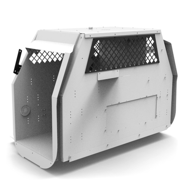 Standard K9 Transport System with Side Door Storage for 2017+ Ford F-Series - White - 5