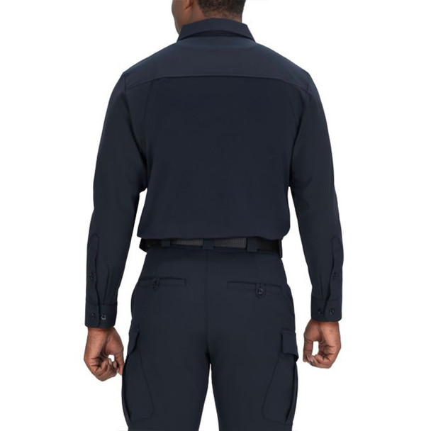 FlexPro™ Armorskin® Long Sleeve Base Shirt - Dark Navy - Back
