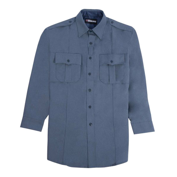 Long Sleeve Polyester Supershirt® - French Blue Heather