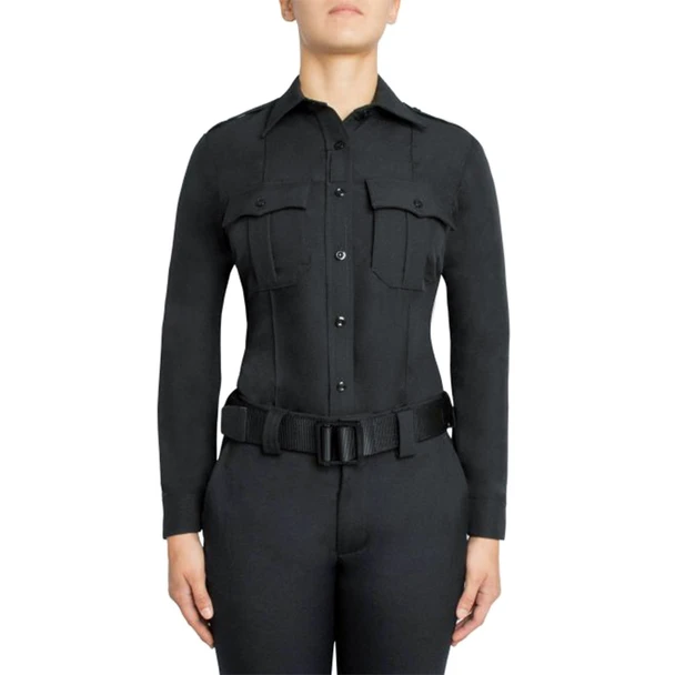 Women's Long Sleeve Polyester Supershirt® - Dark Navy