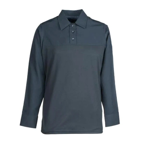 Sorbtek EXS Stretch Ripstop Long-Sleeve Base Layer Polo - Dark Navy