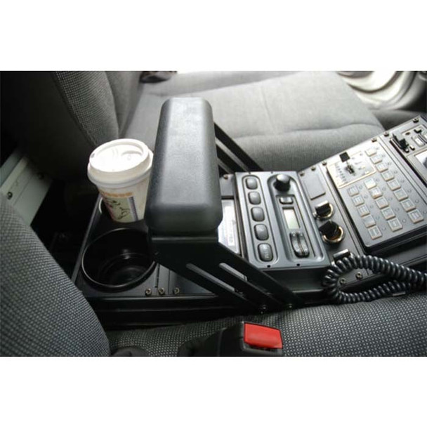 Top Mount Armrest for Enclosed Console (installed)