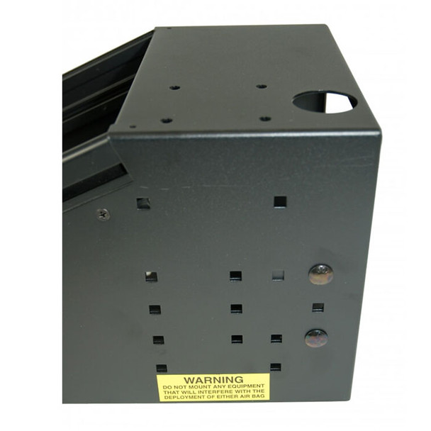 12″ Enclosed 25 Degree Angled Series Console (closeup side)