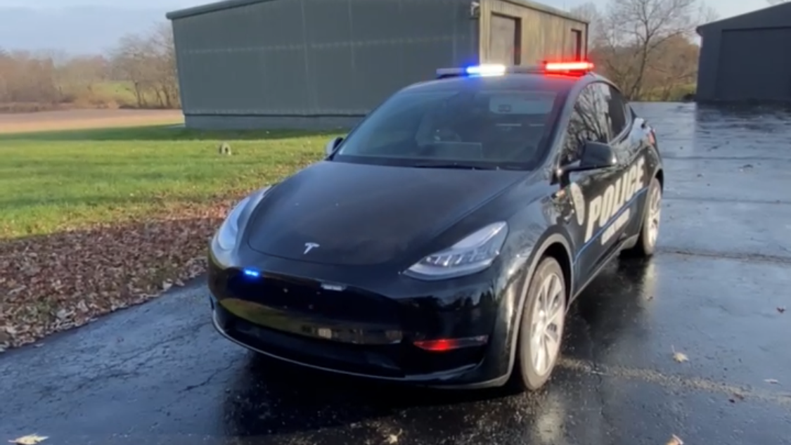 Police Tesla