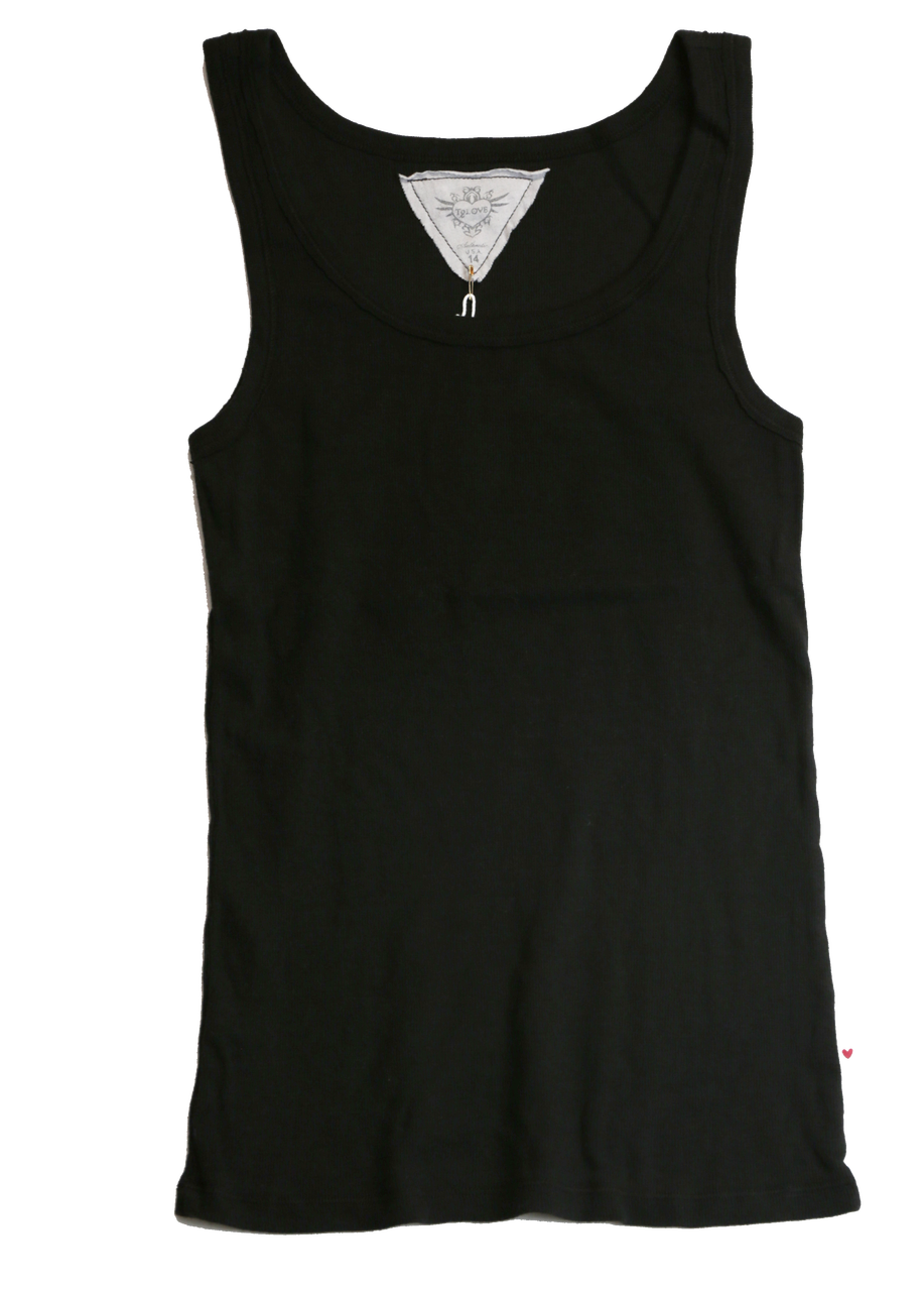 GRLS 2X1 RIB MODAL BEATER TANK TOP T2Love, Inc.