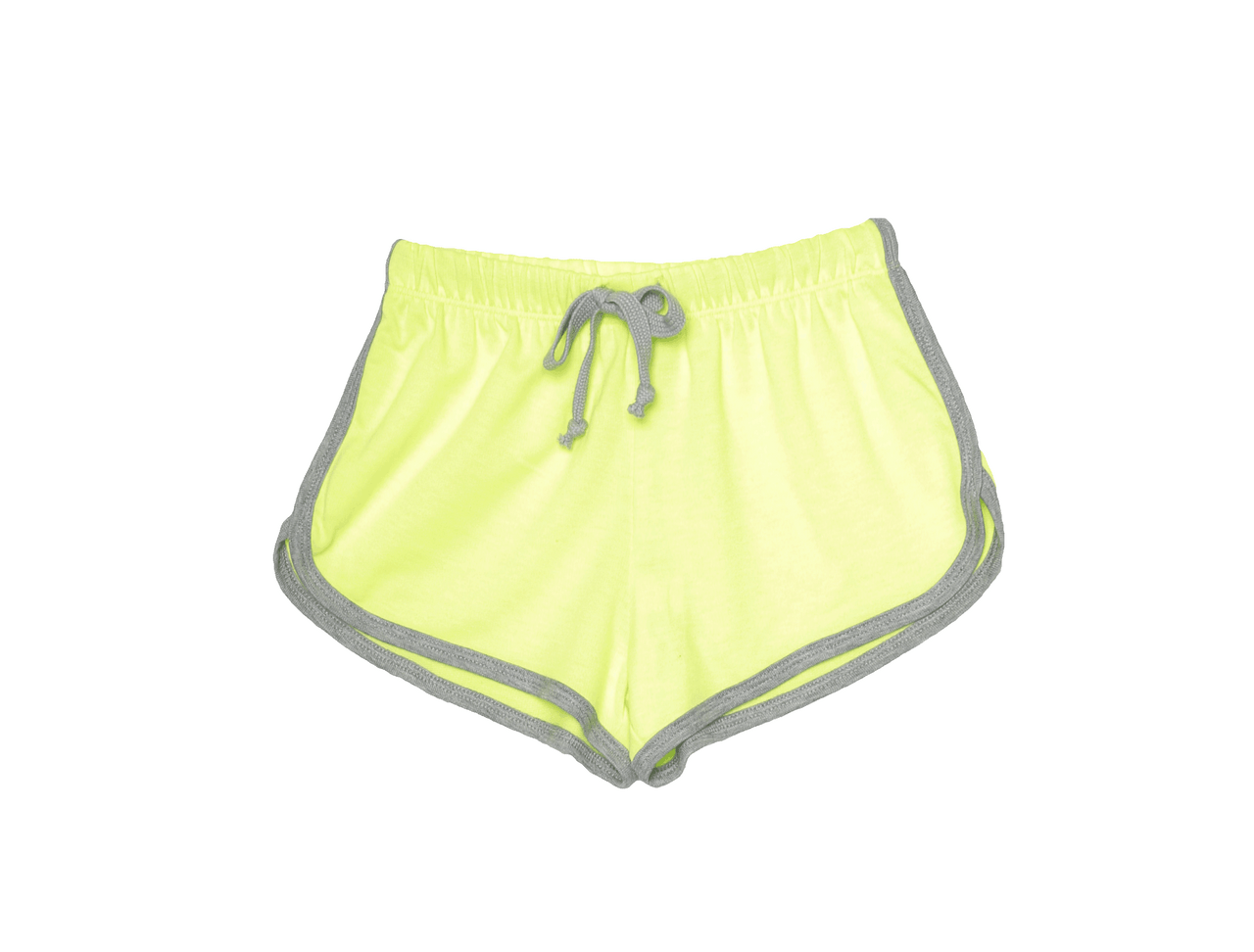 yellow runner shorts