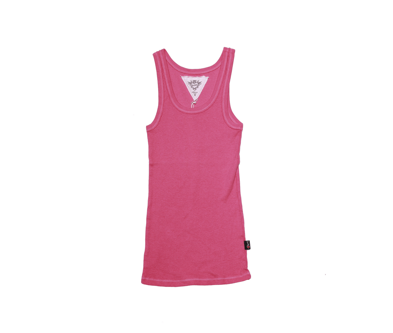 GIRLS 2X1 RIB MODAL BEATER TANK TOP T2Love, Inc.
