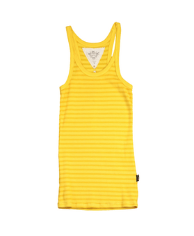 GOLDENROD TONAL STRIPES TANK TOP