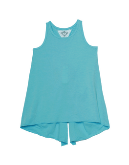 TURQ KNOTTED BACK SWING TANK 