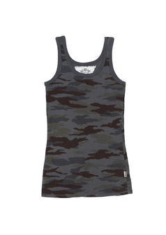 GRAPHITE CAMO PRINT JERSEY CMS LAYER TANK