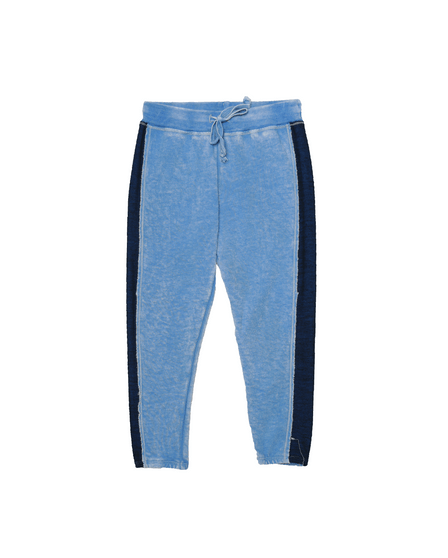 R BLUE COTRAST SPORTS PANTS