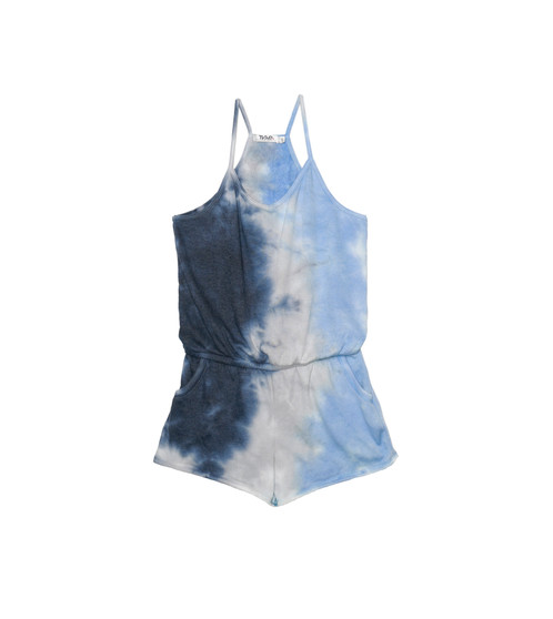 NGB TIE DYE CAMI ROMPER WITH POCKETS