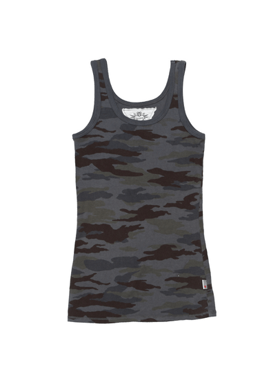 GRAPHITE CAMO PRINT JERSEY CMS LAYER TANK