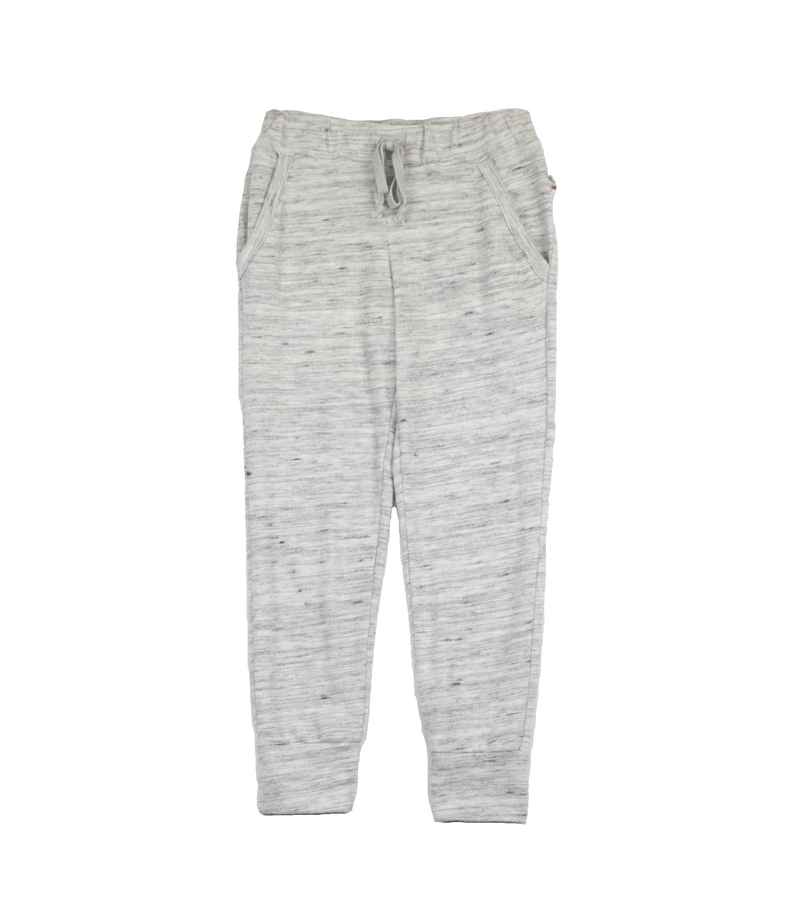 GREY HEATHER SLOUCH SWEAT PANTS WITH POCKETS