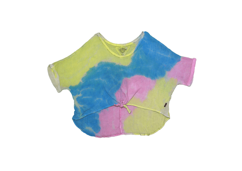 Tie Dye Trefoil T-Shirt — Girls