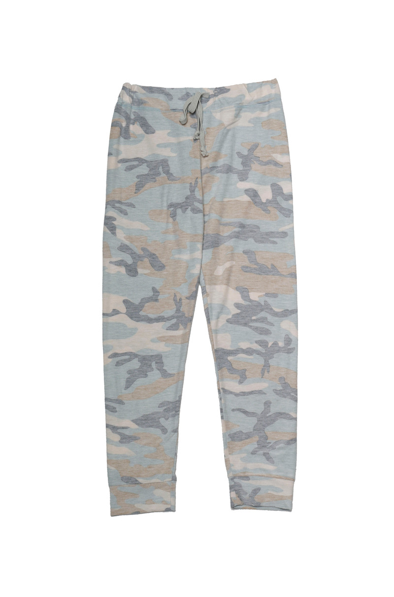 REVERSED CAMO NBS CUFFED SWEAT PANTS WITH BACK POCKET