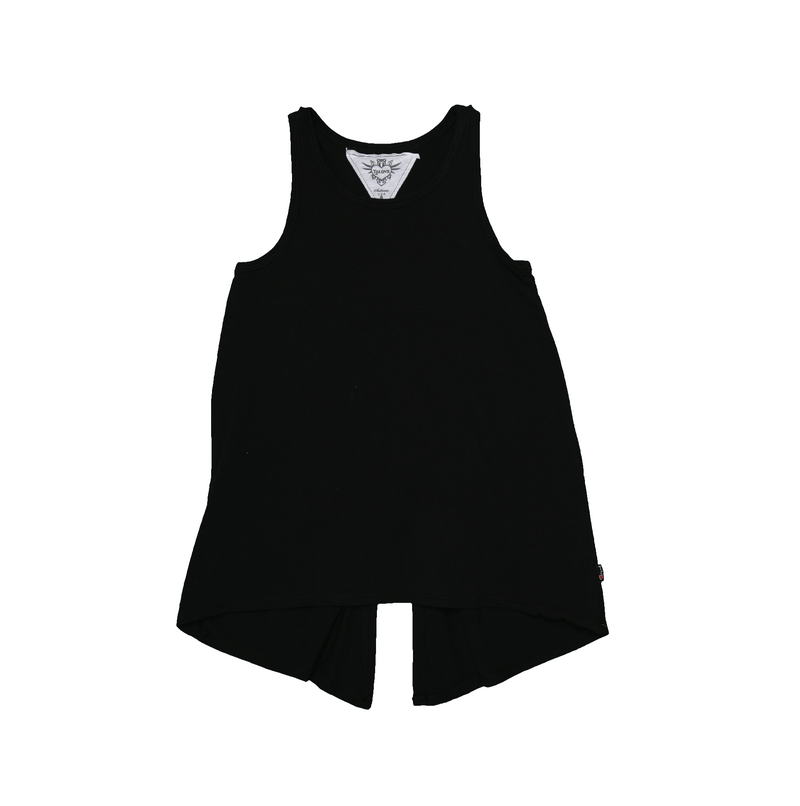 BLACK KNOTTED BACK SWING TANK 