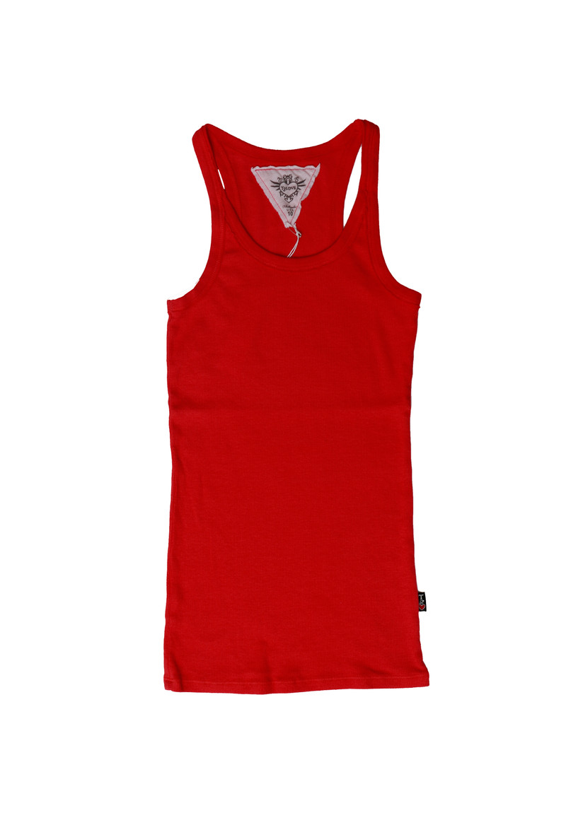 RED SIGNATURE TANK TOP