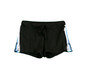 BLACK BLUE STRIPE TAPE SNAP SHORT