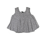 GREY  PIN STRIPES TIE BACK SWING TANK