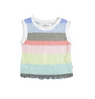 RAINBOW BIG STRIPES SLEEVELESS TANK