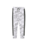 WHITE CAMO PRINT CONTRAST SPORTS PANTS