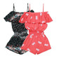 RUFFLE ROMPER SMOCKING WAIST