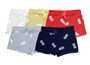 WHITE, LT YELLOW, NAVY,  CBLUE, CORAL RAW SHORT WITH BACK POCKET