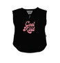 BLACK "COOL TO BE KIND" SCREEN PRINT MUSCLE TOP WITH FRONT KEY HOLE