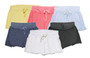 LT YELLOW, CORAL, CBLUE, NAVY, WHITE, BLACK SHORT WITH REVERSE CONTRAST