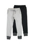 GREY HEATHER CHARCOAL LUREX SKINNY POCKET JOGGER PANTS
