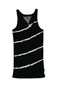 BLACK DIAGONAL TIE DYE SIGNATURE TANK