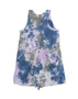 DGP (DENIM GREY PINK) TIE DYE JERSEY MODAL KNOTTED BACK SWING TANK  - BACK VIEW