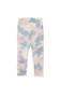 NBP (NATURAL BLUE PINK) TIE DYE CROP ATHLETIC LEGGING