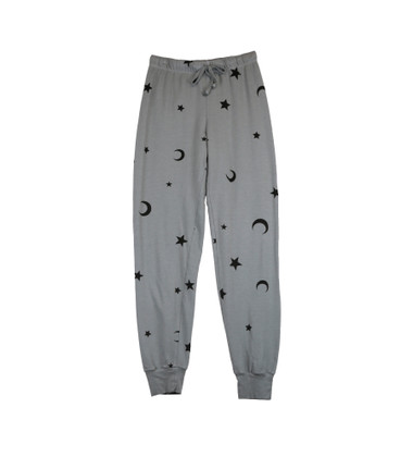 WOMEN MOON STARS PRINT SWEATPANTS WITH BACK POCKET - T2Love, Inc.