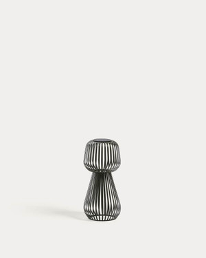 Lampe solaire extérieure à structure métallique et lumière modulable
