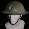Beautiful WWI US Army 80th Division, 314th Machine Gun Regiment, Company A Painted Helmet