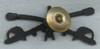 Circa 1900 US Army 1st Cavalry Troop "A" Collar Badge