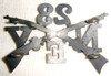 23rd New York Infantry Regiment Co. E Collar Insignia