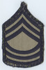 Single WWII US Army Rank Stripes for Master Sergeant (MSG) on Navy Twill Small