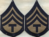 Pair WWII US Army Rank Stripes for Technician Third Grade