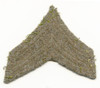 Early WWII Corporal Rank Stripes in Olive Felt (Single)