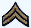 WWII Corporal Rank Stripes in Basketweave Stitch